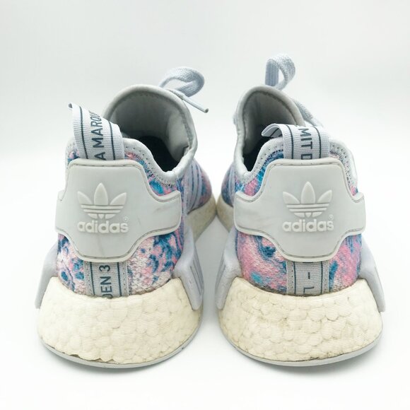 ADIDAS Boost Nmd R1 Easter Tie Dye Blue Pink Athletic Shoes Sneakers Womens 6 - Picture 5 of 16